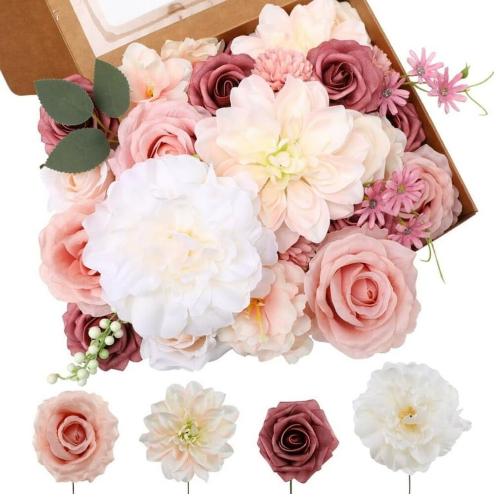 Artificial Flowers for DIY, Pink Shades NEW